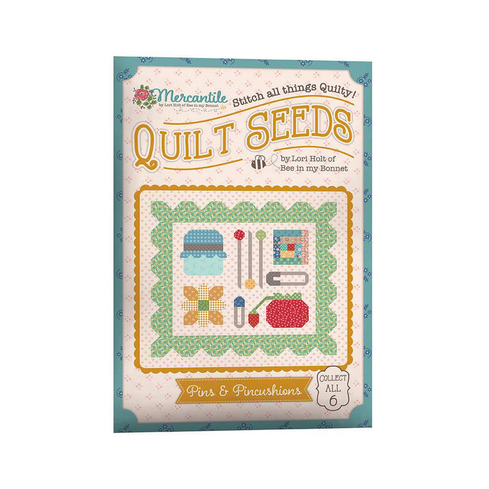 PATTERN, Mercantile Quilt Seeds ~ Pins & Pincushions Block by Lori Holt