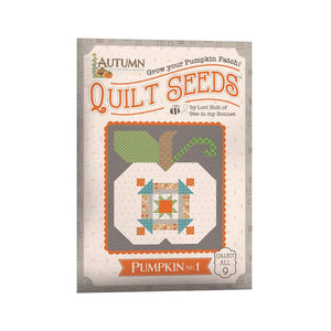 PATTERN, Autumn Quilt Seeds ~ Pumpkin No. 1 Block by Lori Holt