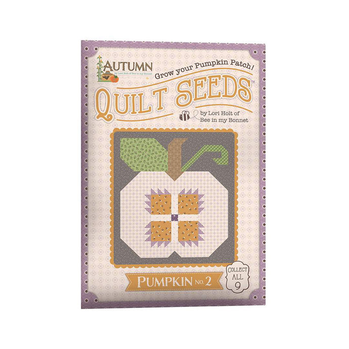 PATTERN, Autumn Quilt Seeds ~ Pumpkin No. 2 Block by Lori Holt (Copy)