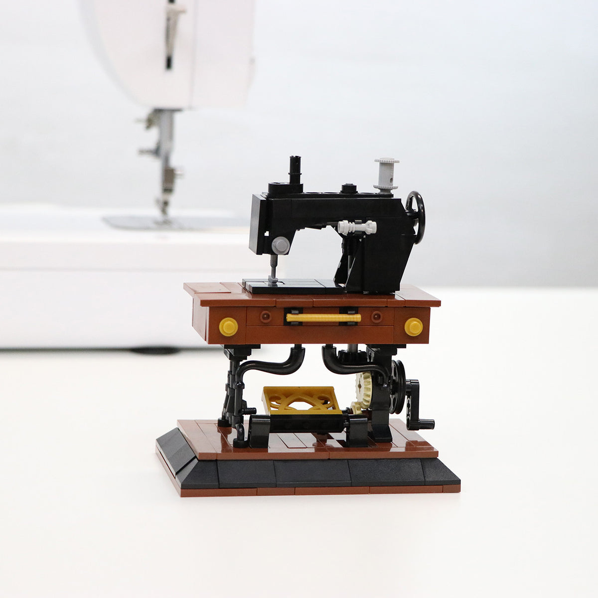 Treadle Sewing Machine Lego-Style Toy Building Block Set by Sallie Tom ...