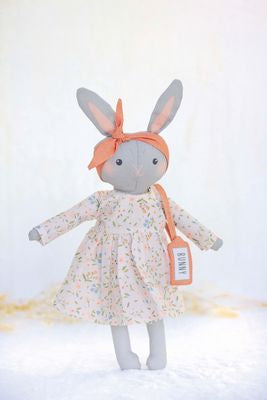 Fabric, Bunny Coccolini ~ Cut & Sew Toy PANEL