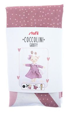 Fabric, Giraffy Coccolini ~ Cut & Sew Toy PANEL