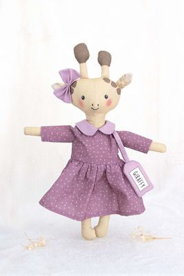 Fabric, Giraffy Coccolini ~ Cut & Sew Toy PANEL