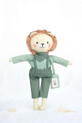 Fabric, Leony Lion Coccolini ~ Cut & Sew Toy PANEL