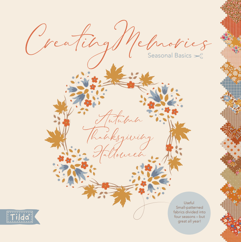 Fabric, Creating Memories AUTUMN, THANKSGIVING by Tilda - FAT QUARTER BUNDLE