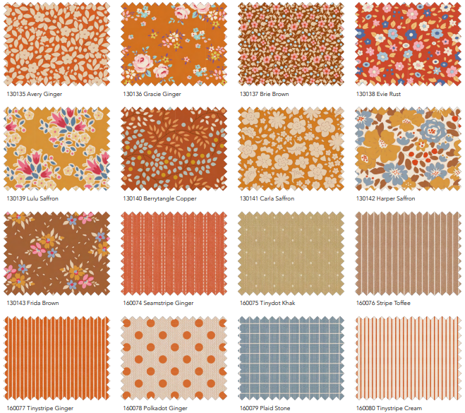 Fabric, Creating Memories AUTUMN, THANKSGIVING by Tilda - FAT QUARTER BUNDLE