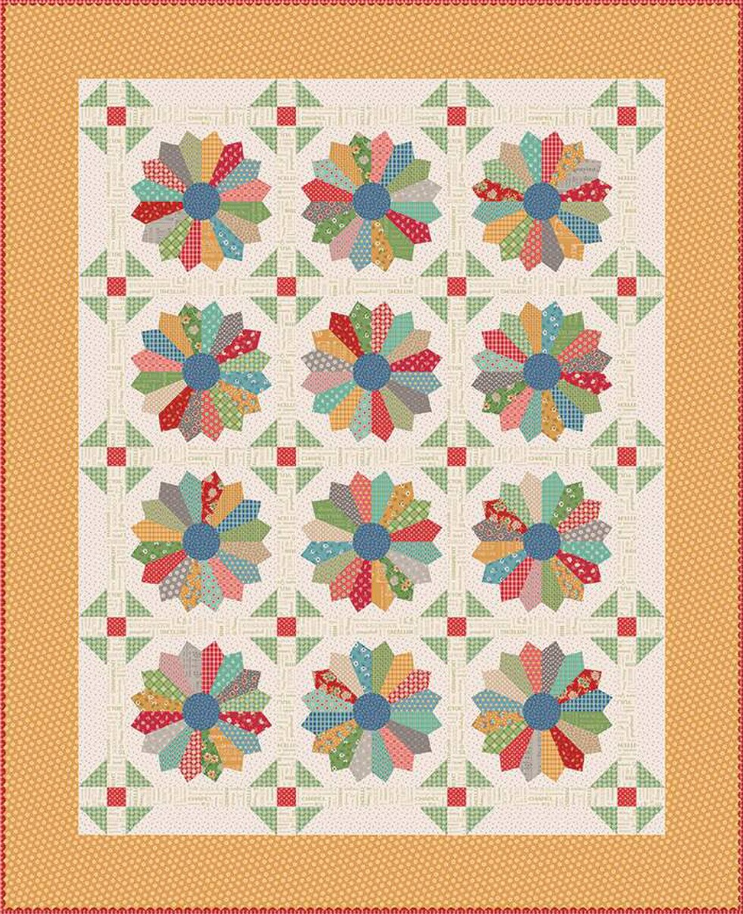 PATTERN, Christmas Pie Dresden Quilt Pattern by Lori Holt