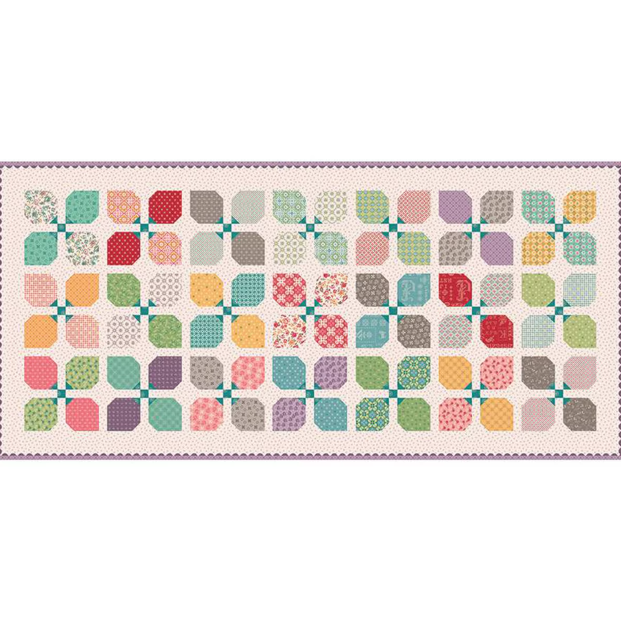 Quilt Kit, Boxed Set - Pretty Petals Table Runner by Lori Holt