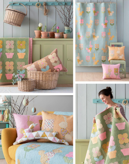 Fabric, Creating Memories SPRING & EASTER PASTELS by Tilda - FAT QUARTER BUNDLE