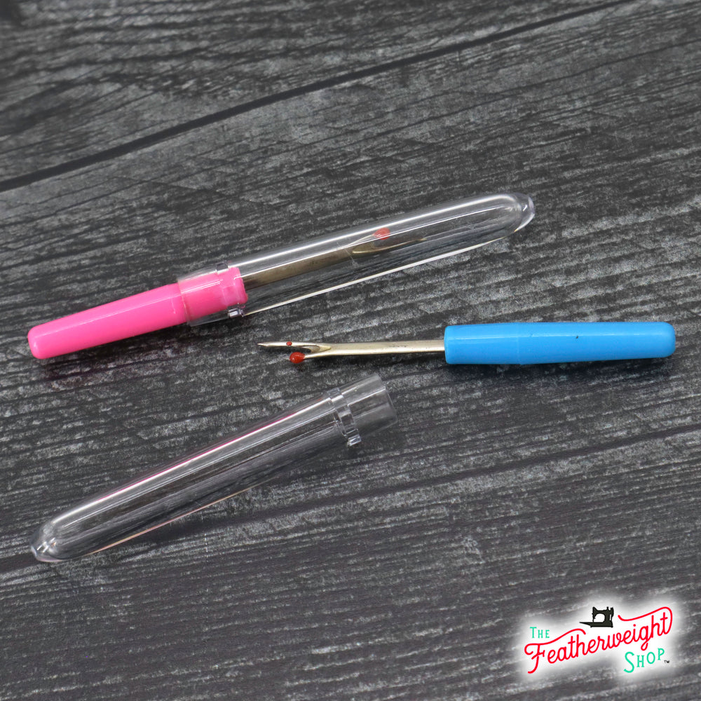 Seam Ripper Set Seam Ripper, Mini - PINK & BLUE Set of 2 – The Singer Featherweight Shop