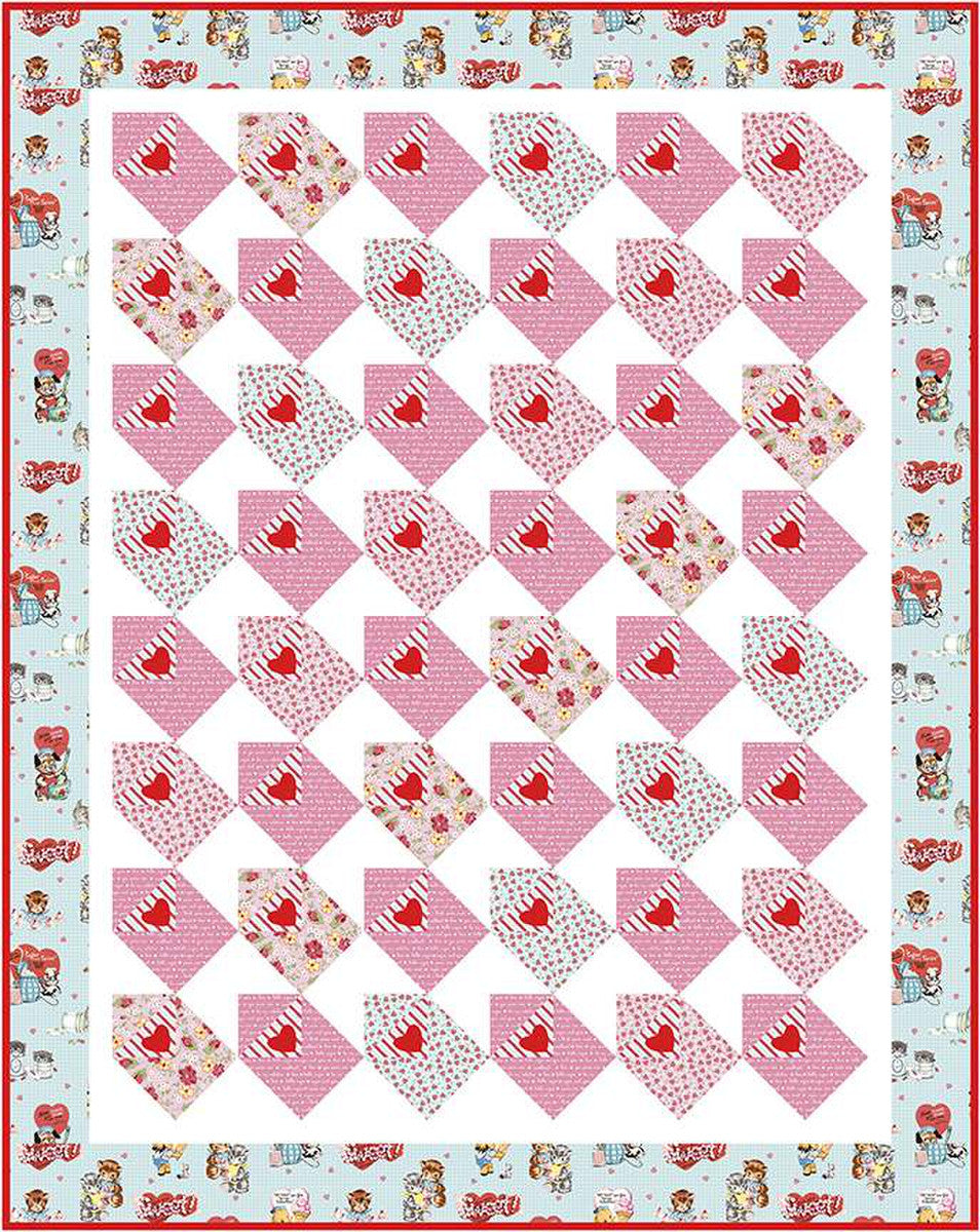 PATTERN, Sending My Love Quilt by the Cottage Mama