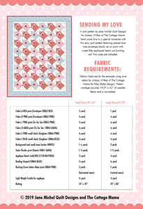 PATTERN, Sending My Love Quilt by the Cottage Mama