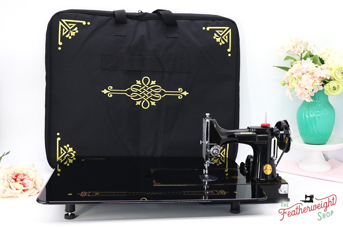 Sew Steady BLACK CLASSIC Singer Featherweight Table Extension + BAG SET