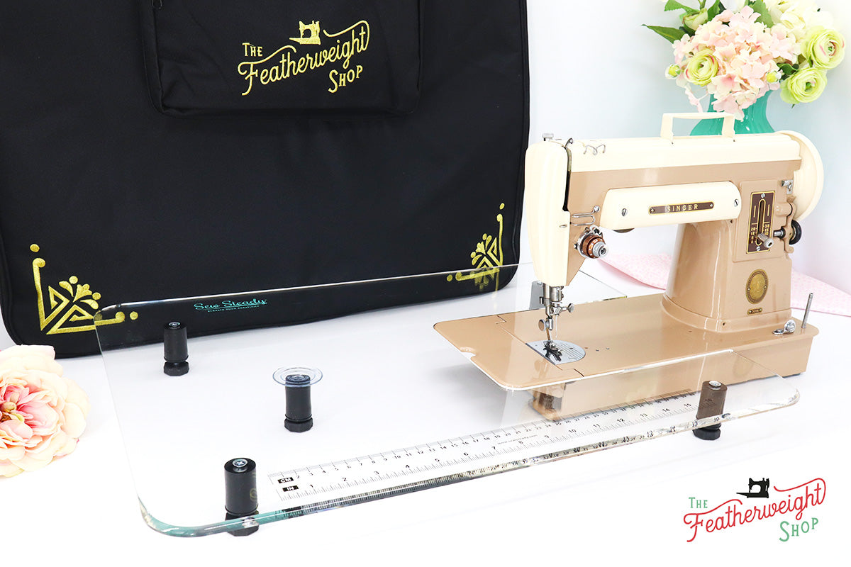 Sew Steady CLEAR Singer 301 Table Extension + BAG- SHORTBED