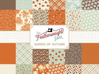 Load image into Gallery viewer, shades of autumn fabric collage swatches