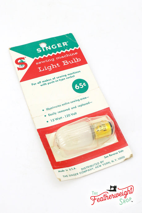 Light Bulb, Singer - ORIGINAL PACKAGE (Vintage Original)