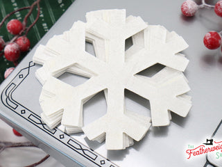 Load image into Gallery viewer, set of 10 glitter snowflakes
