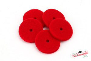 Red Spool Pin Felts (5)