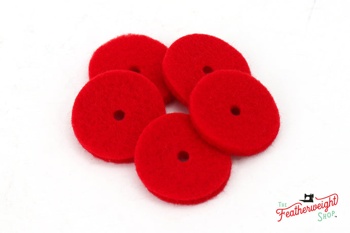 Red Spool Pin Felts (5)