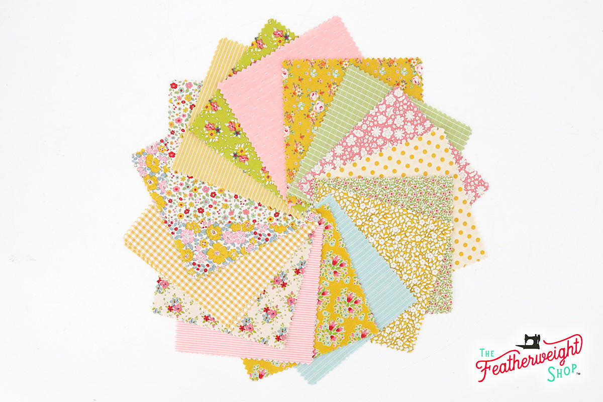 Fabric, Creating Memories SPRING & EASTER PASTELS by Tilda  - 5-inch CHARM PACK