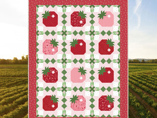 Load image into Gallery viewer, PATTERN, Strawberry Basket Quilt by Jennifer Long