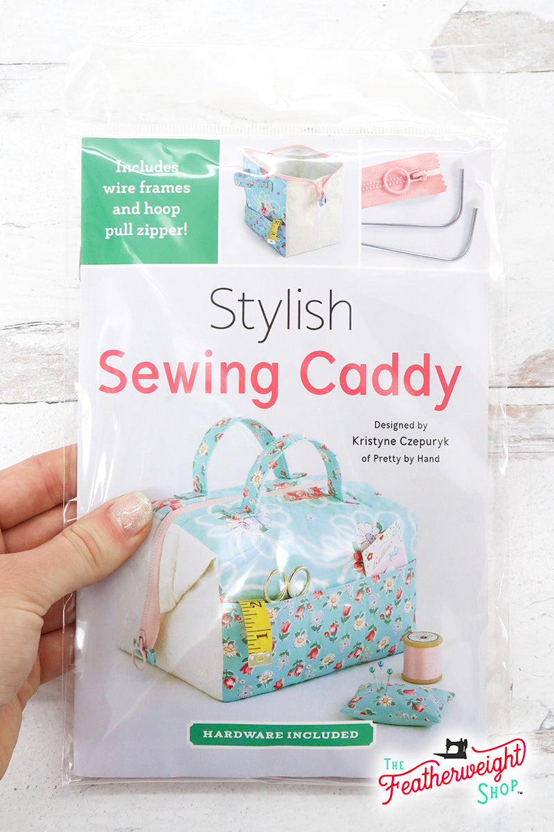 PATTERN, Stylish SMALL Sewing Caddy + Hardware Kit