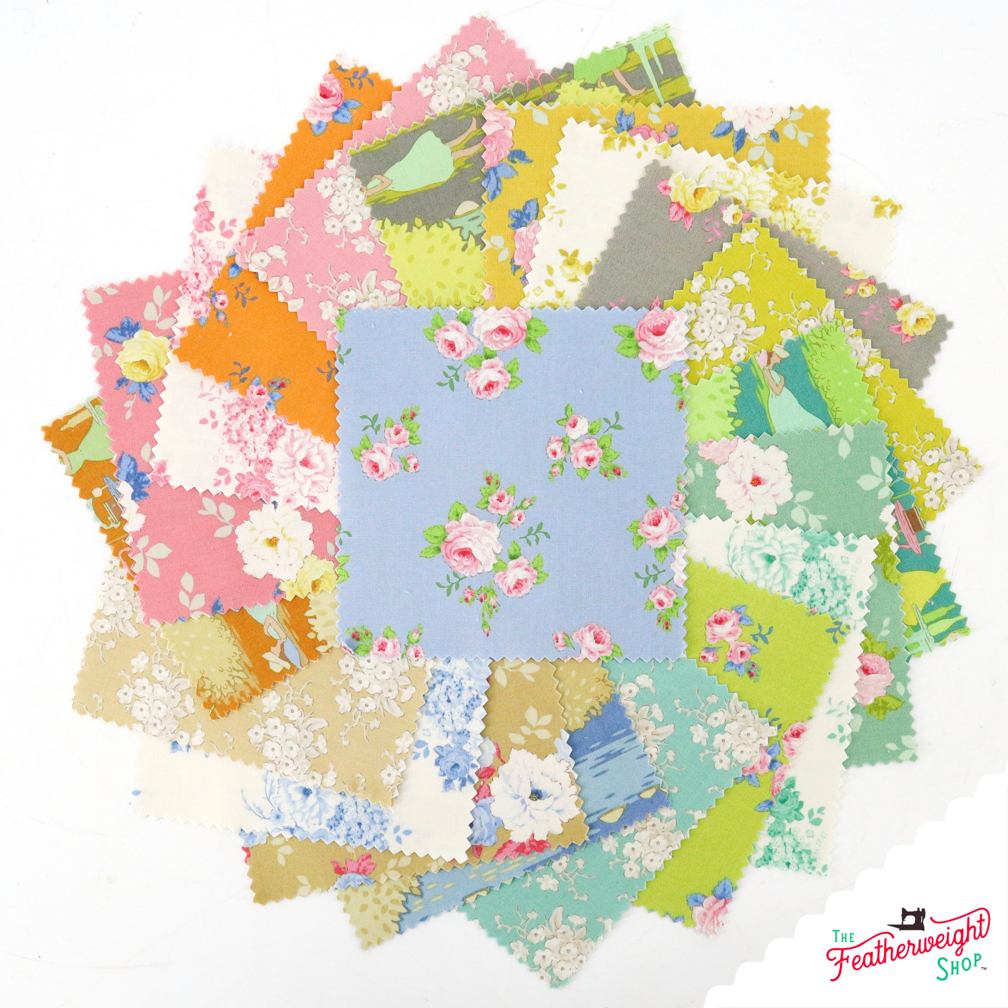 Fabric, Sunday Brunch by Tilda - 5-inch CHARM PACK