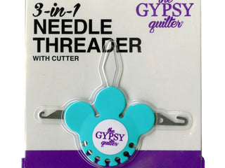Load image into Gallery viewer, Hand Needle Threader &amp; Cutter, 3-in-1 by Gypsy Quilter