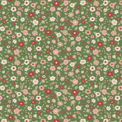 Fabric, Creating Memories Christmas WINTER REDS & GREENS by Tilda - 5-inch CHARM PACK