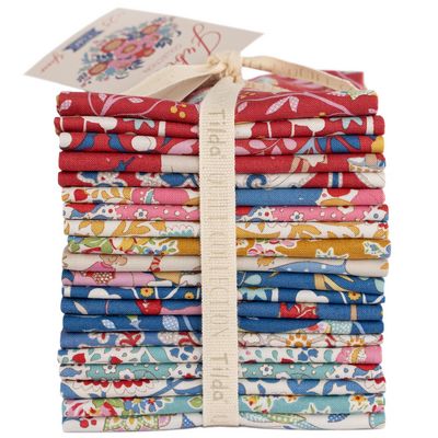 Fabric, Jubilee by Tilda - Fat EIGHTH (1/8th) Bundle