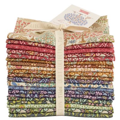 Fabric, Sanctuary by Tilda - FAT QUARTER BUNDLE - 20 pieces