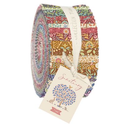 Fabric, Sanctuary Fabric Roll by Tilda - 2.5" Strips