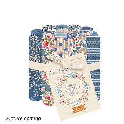 Fabric, Creating Memories SUMMER & OCEAN BLUES by Tilda - Fat EIGHTH Bundle