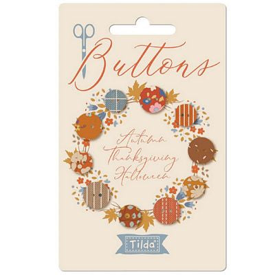 Buttons, Creating Memories AUTUMN by Tilda - 10 count