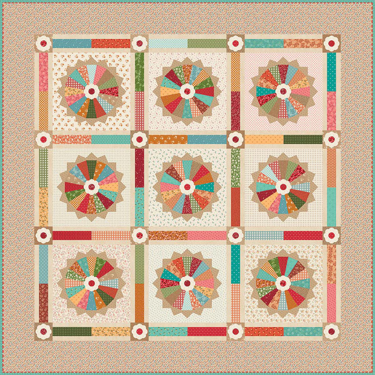 Quilt Kit, Boxed Set - Baked With Love Homemade Pie by Lori Holt