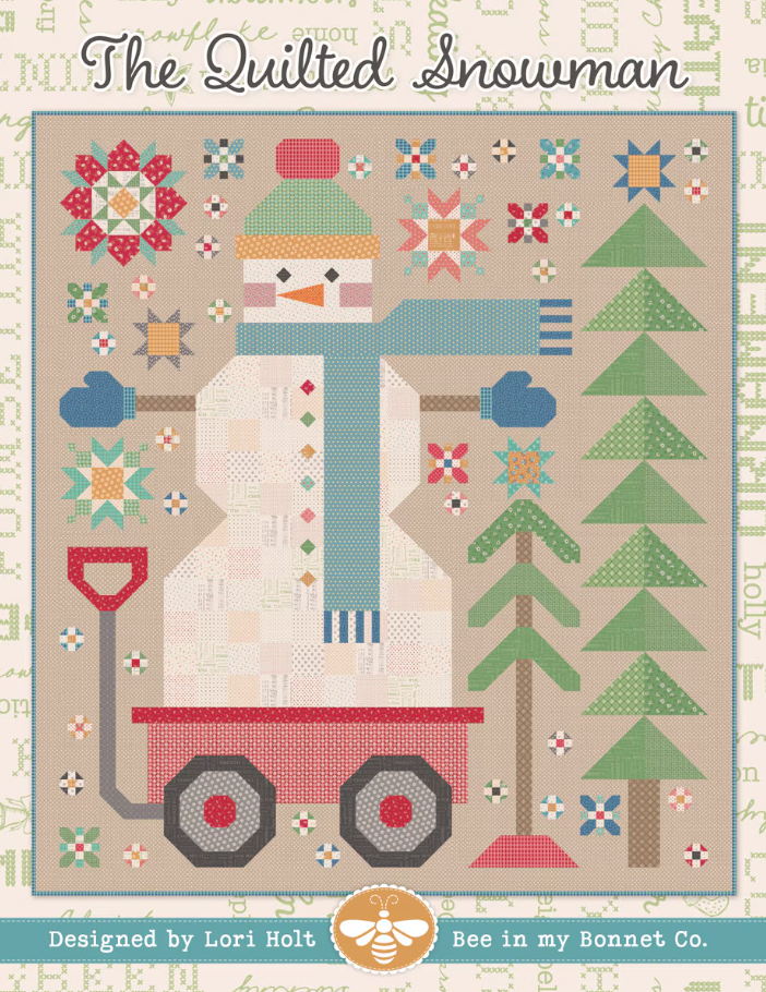 PATTERN, The Quilted Snowman Quilt Pattern by Lori Holt