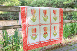 PATTERN, Tidy Up Tulip Quilt By My Sew Quilty Life