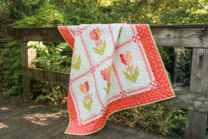 PATTERN, Tidy Up Tulip Quilt By My Sew Quilty Life