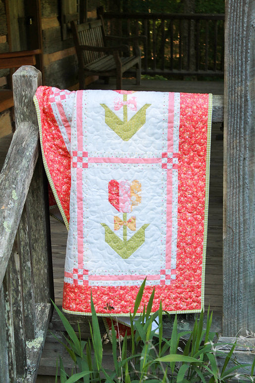 PATTERN, Tidy Up Tulip Quilt By My Sew Quilty Life