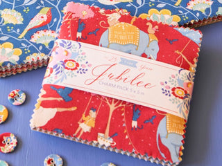 Load image into Gallery viewer, Fabric, Jubilee by Tilda  - 5-inch CHARM PACK