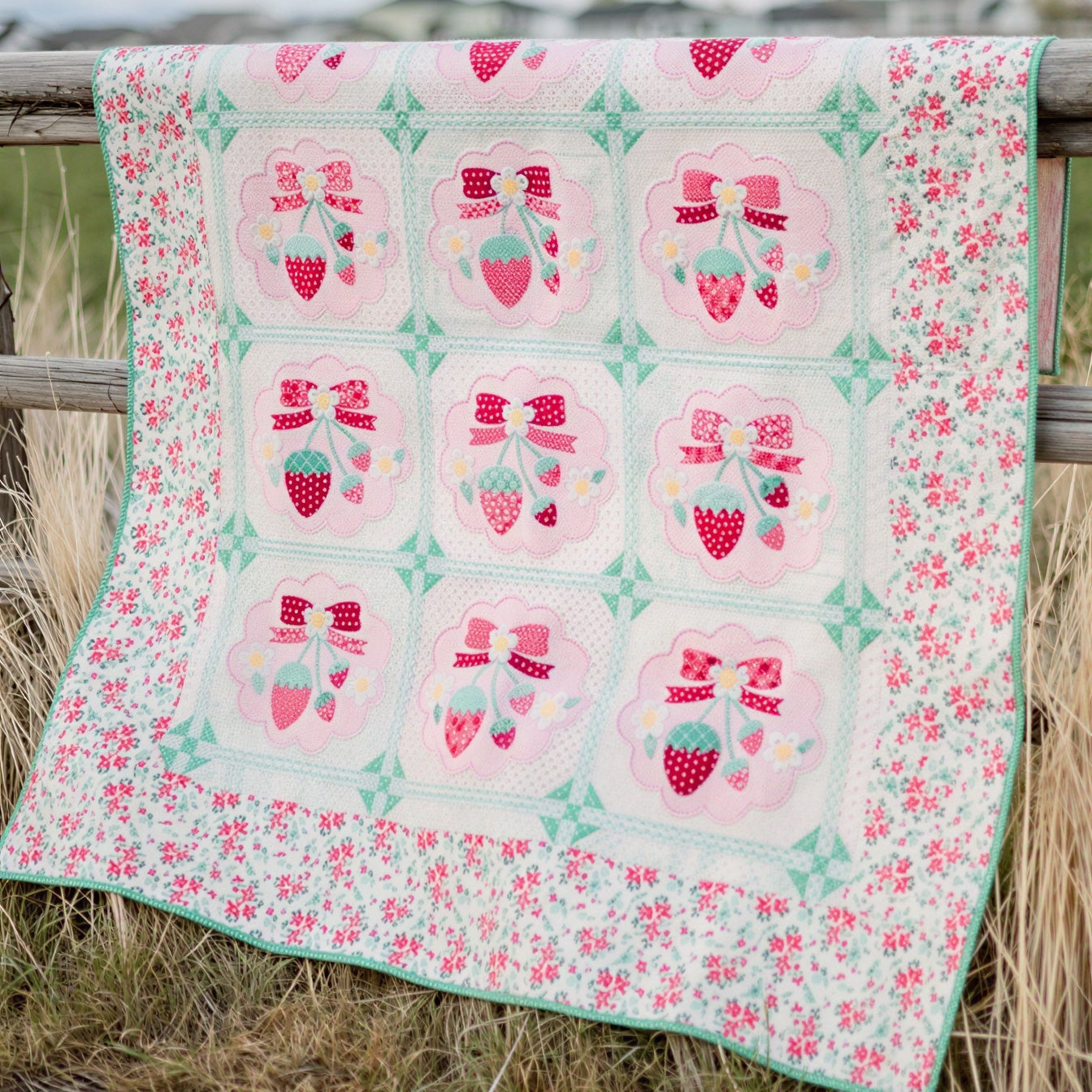 Save $40! Sew Scrumptious strawberries with lori holt.