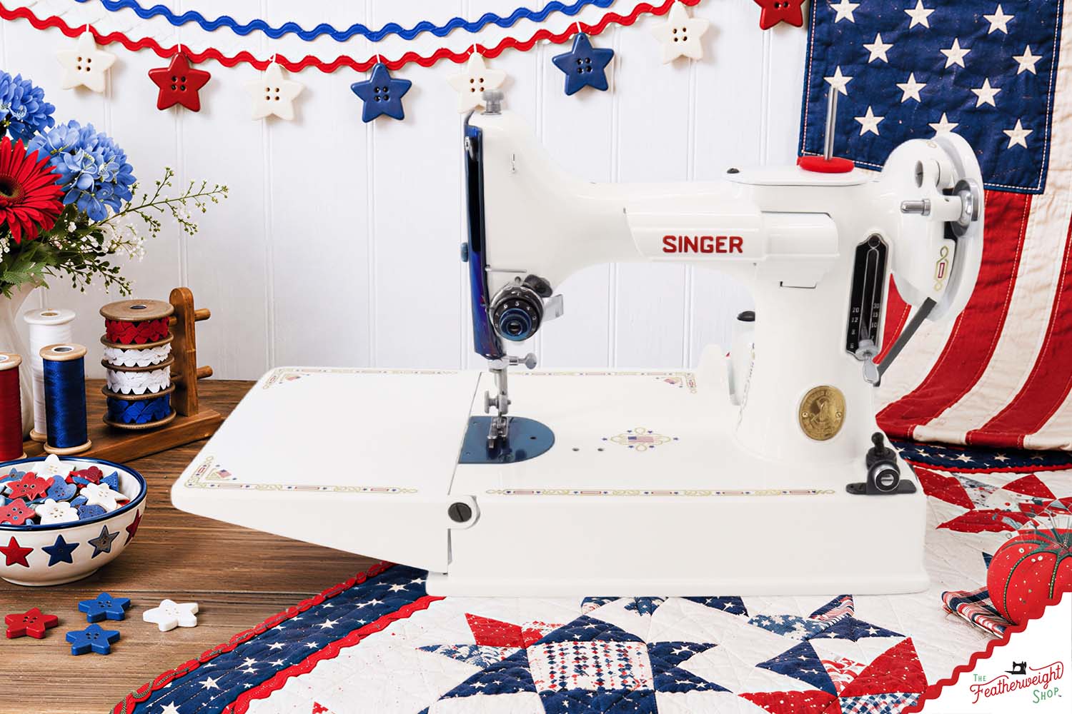 Singer Featherweight 221, - AJ363*** - Restored USA 250 Edition!