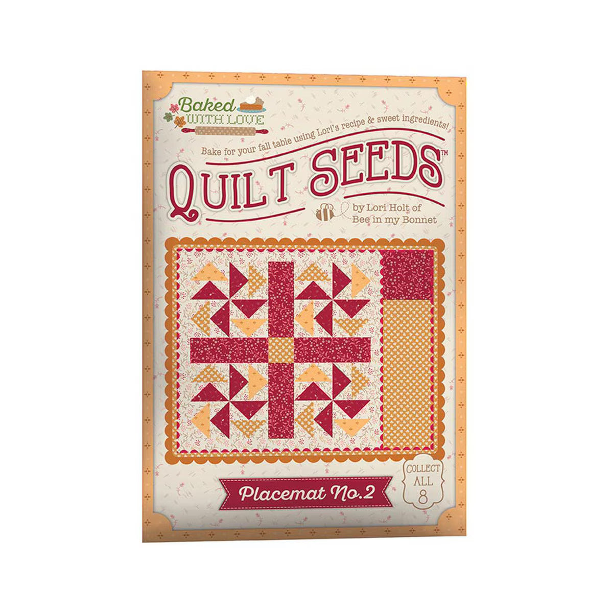PATTERN, Baked With Love Quilt Seeds ~ PLACEMAT No. 2 Block by Lori Holt