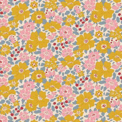 Fabric, Creating Memories by Tilda - HARPER Yellow (by the yard)
