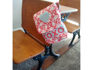 Load image into Gallery viewer, Fabric, VALENTINE Chair Bag Panel Sugar &amp; Spice by Cottage Mama - (by the panel)