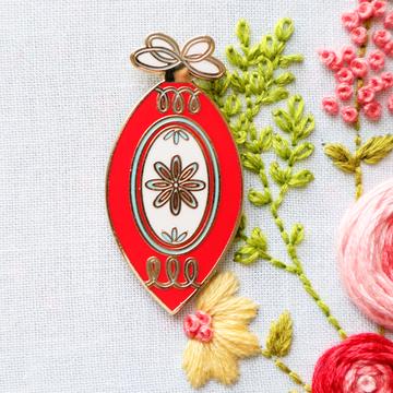 Needle Minder, CHRISTMAS ORNAMENT by Flamingo Toes
