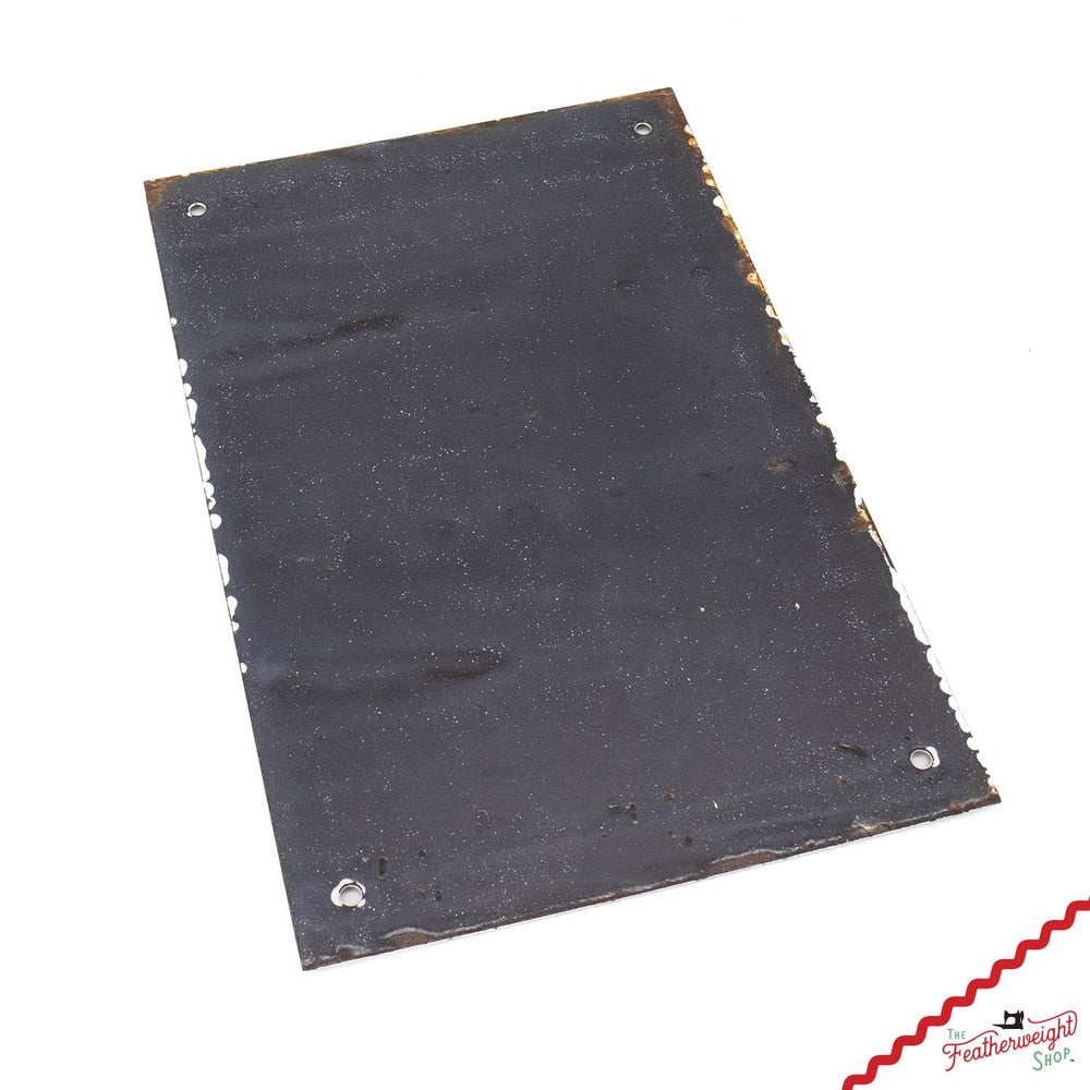 Enamel Singer Sign, Small (Vintage Original) - RARE – The Singer ...