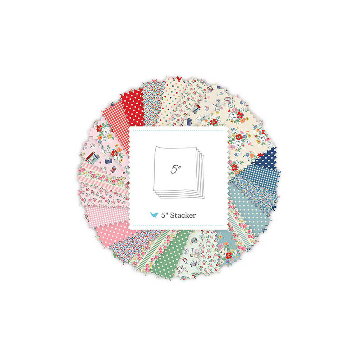 Fabric, Cath Kidston Signature Collection - 5-INCH STACKER