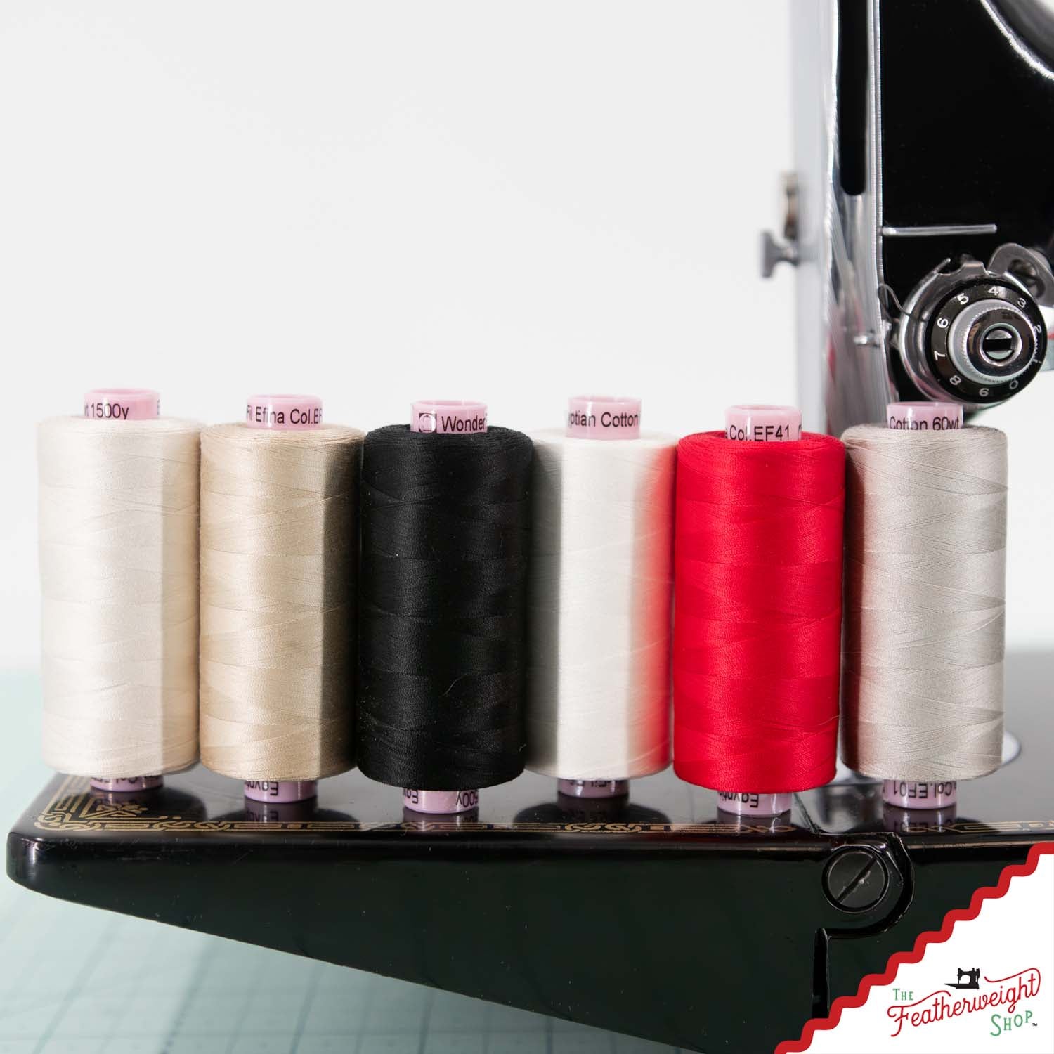Thread Spool, Wonderfil 60wt 100% Egyptian Long-Strand Cotton - 1500 yds