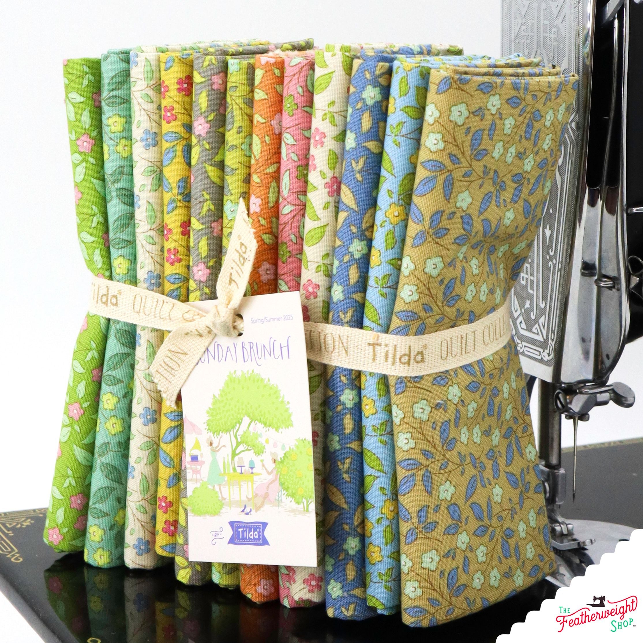 Fabric, Sunday Brunch TIPSY BLENDERS by Tilda - FAT QUARTER BUNDLE